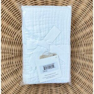 NEW Serena & Lily Newport Euro Pillow Sham-White